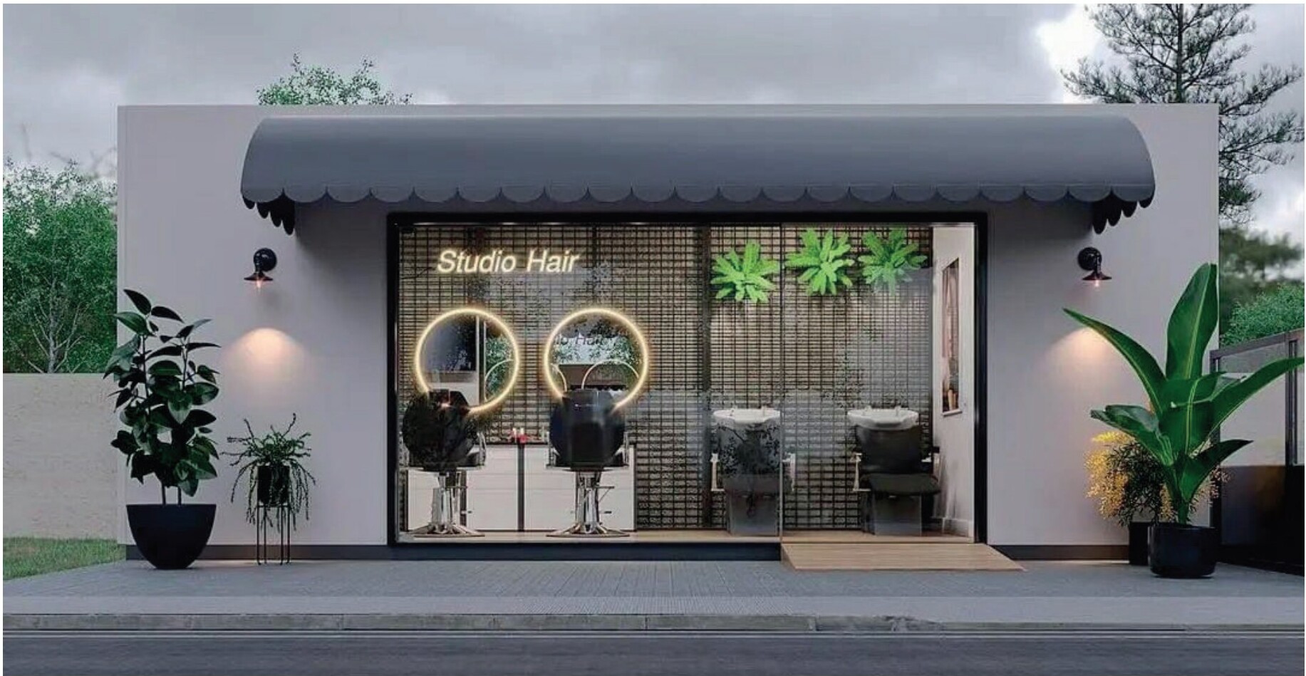 Containerized Beauty Salon — Studio Hair